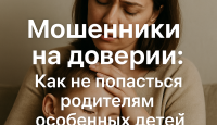 Мошенники на доверии: чем опасны "чудо-методы" лечения и как родителям особенных детей не попасться на уловки