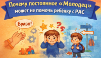 Почему постоянное «молодец» может не помочь ребенку с РАС