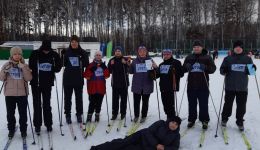 Лыжная тренировка в рамках проекта "Чудо-спорт"